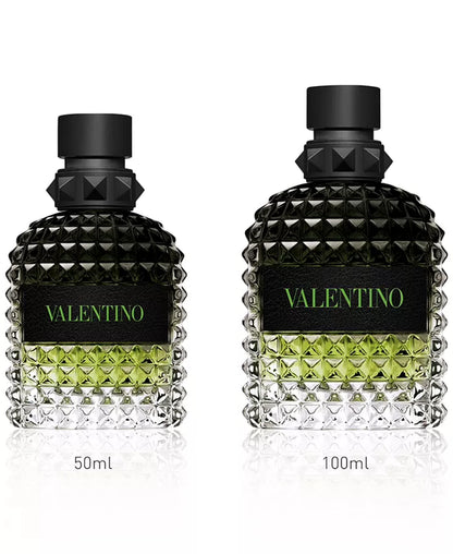 Men'S Uomo Born in Roma Green Stravaganza Eau De Toilette Spray, 3.4 Oz.
