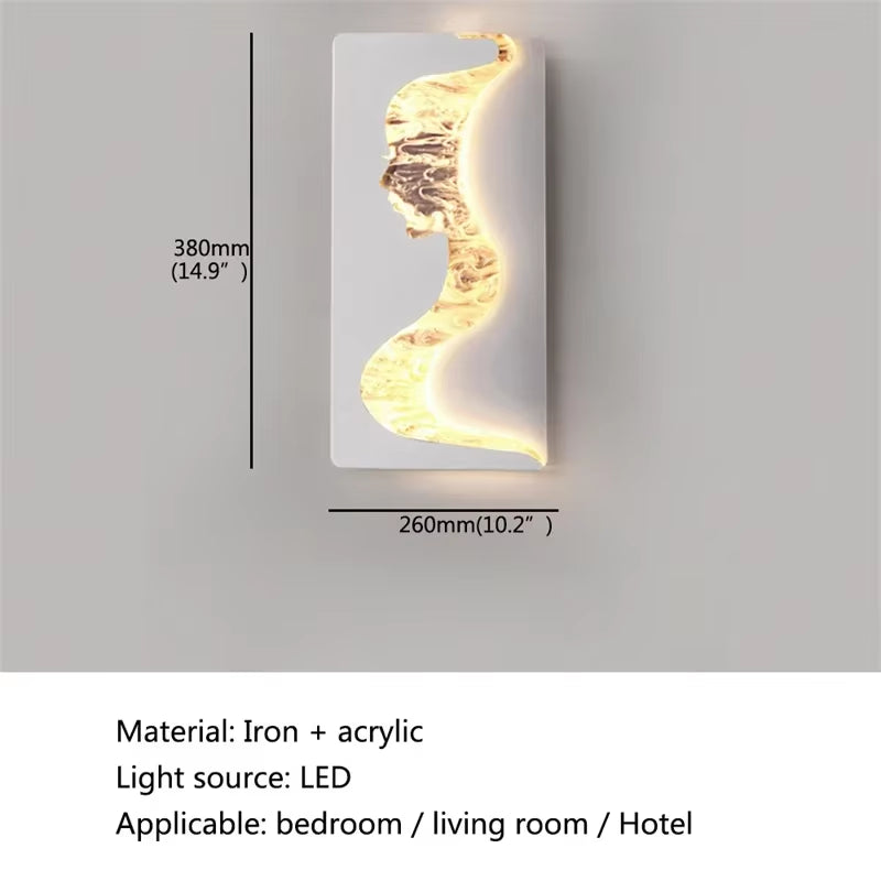 SOURA Modern Luxury Wall Lamp Creative Design Sconce Light LED Decorative Fixtures